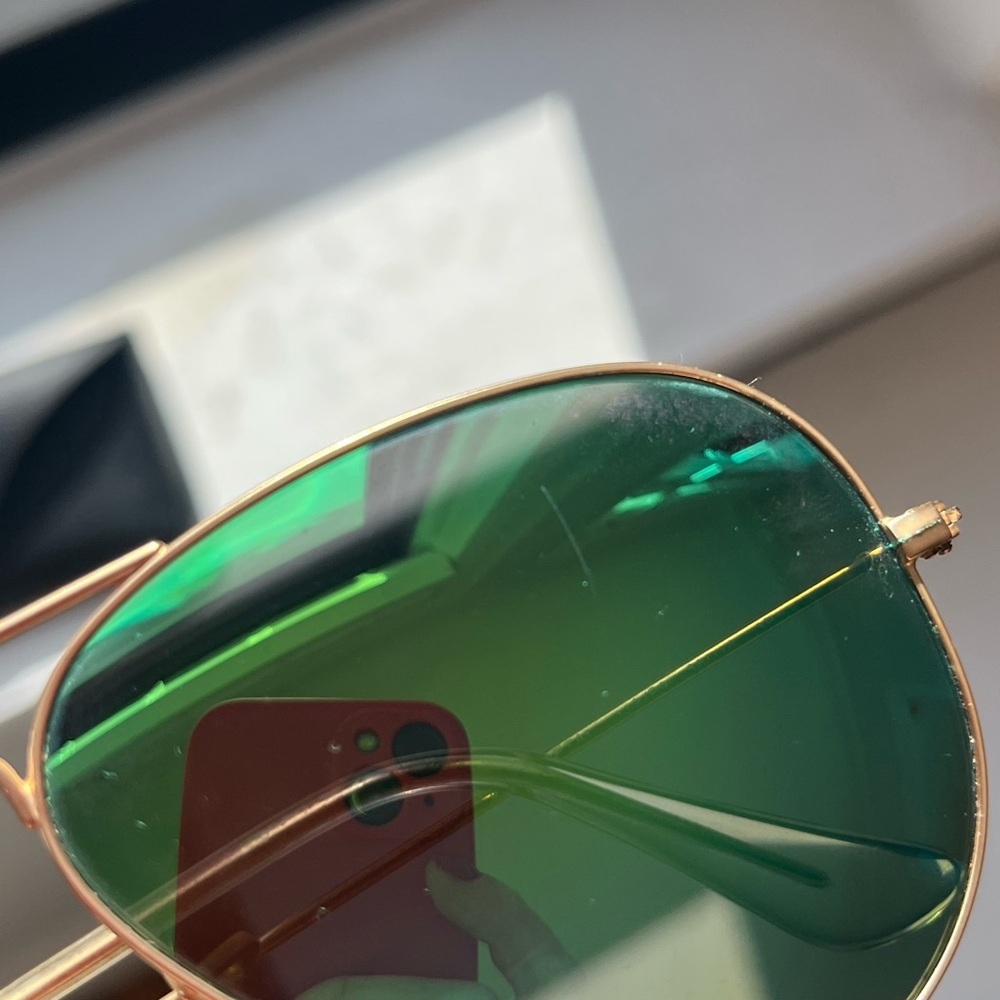 Authentic aviator flash Ray Ban sunglasses - Picture 2 of 6